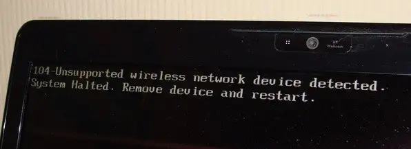 Another Error Screen